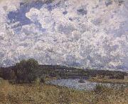 Alfred Sisley The Seine at Suresnes painting